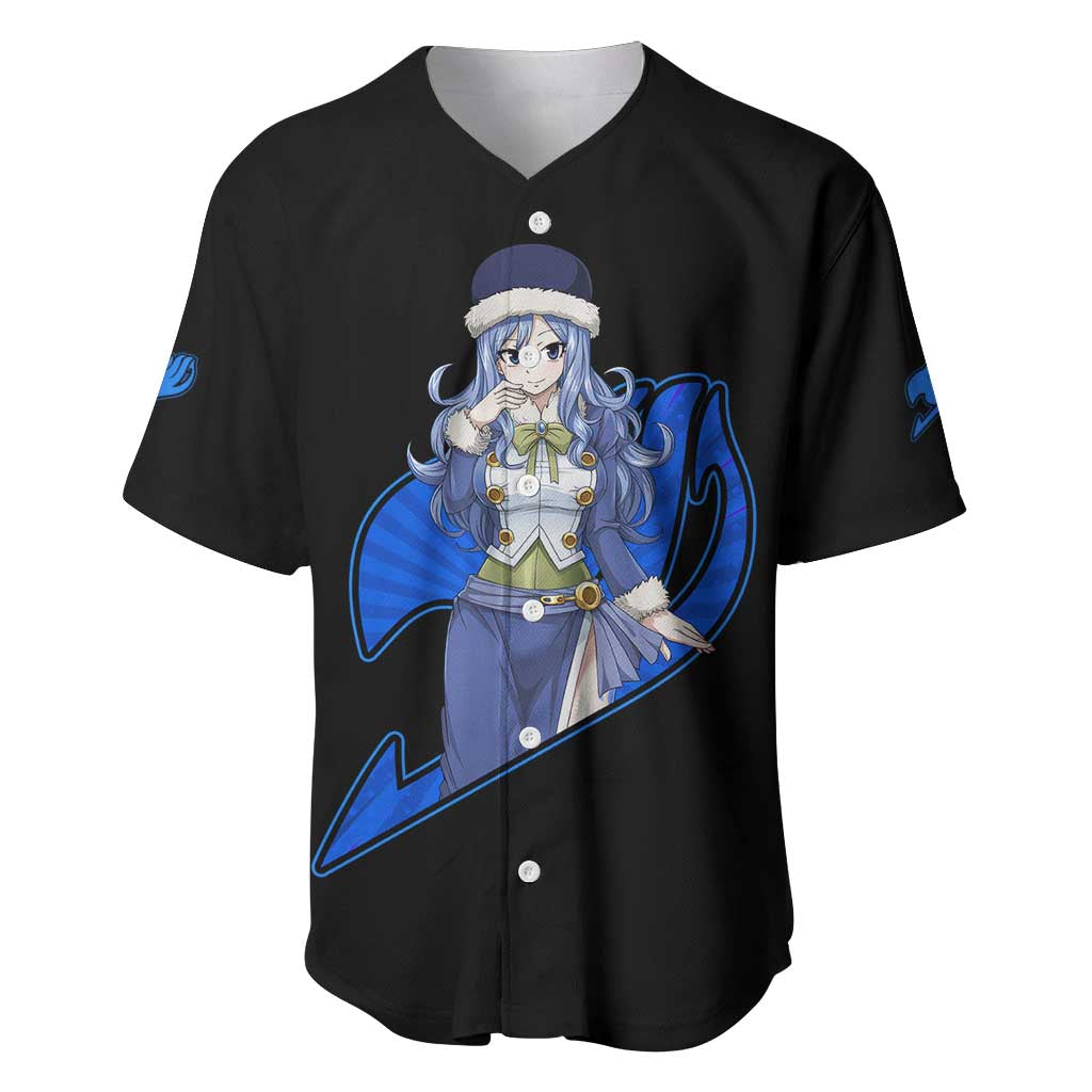 Juvia Lockser - Fairy Tail Baseball Jersey Anime Style