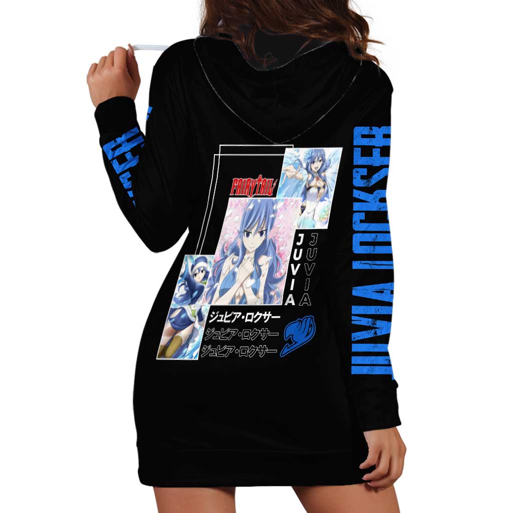 Juvia Lockser - Fairy Tail Hoodie Dress Anime Style