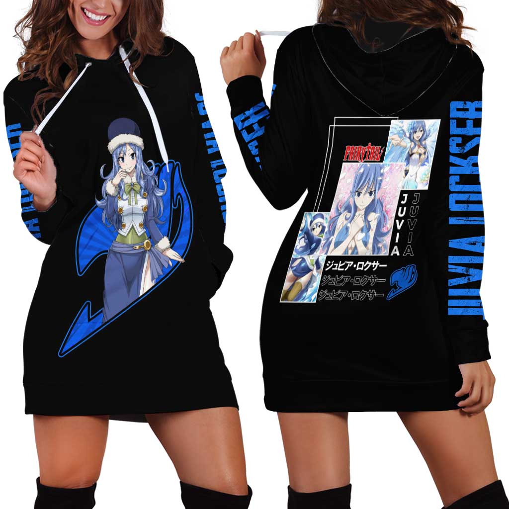 Juvia Lockser - Fairy Tail Hoodie Dress Anime Style