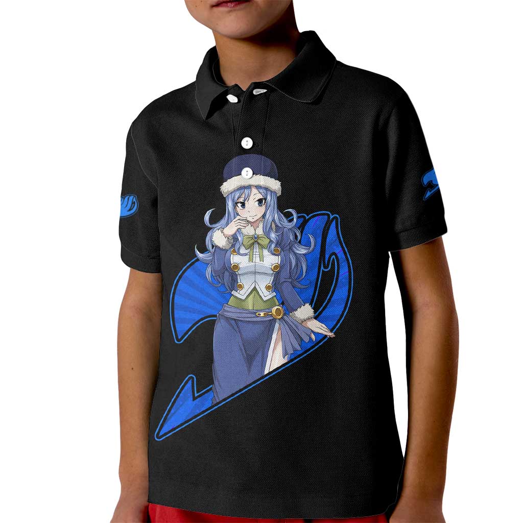 Juvia Lockser - Fairy Tail Kid Polo Shirt Anime Style