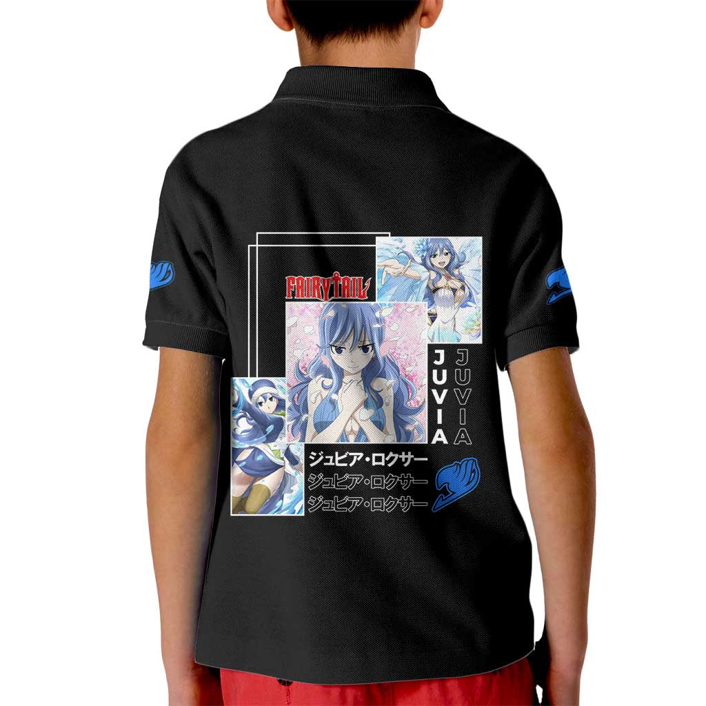 Juvia Lockser - Fairy Tail Kid Polo Shirt Anime Style