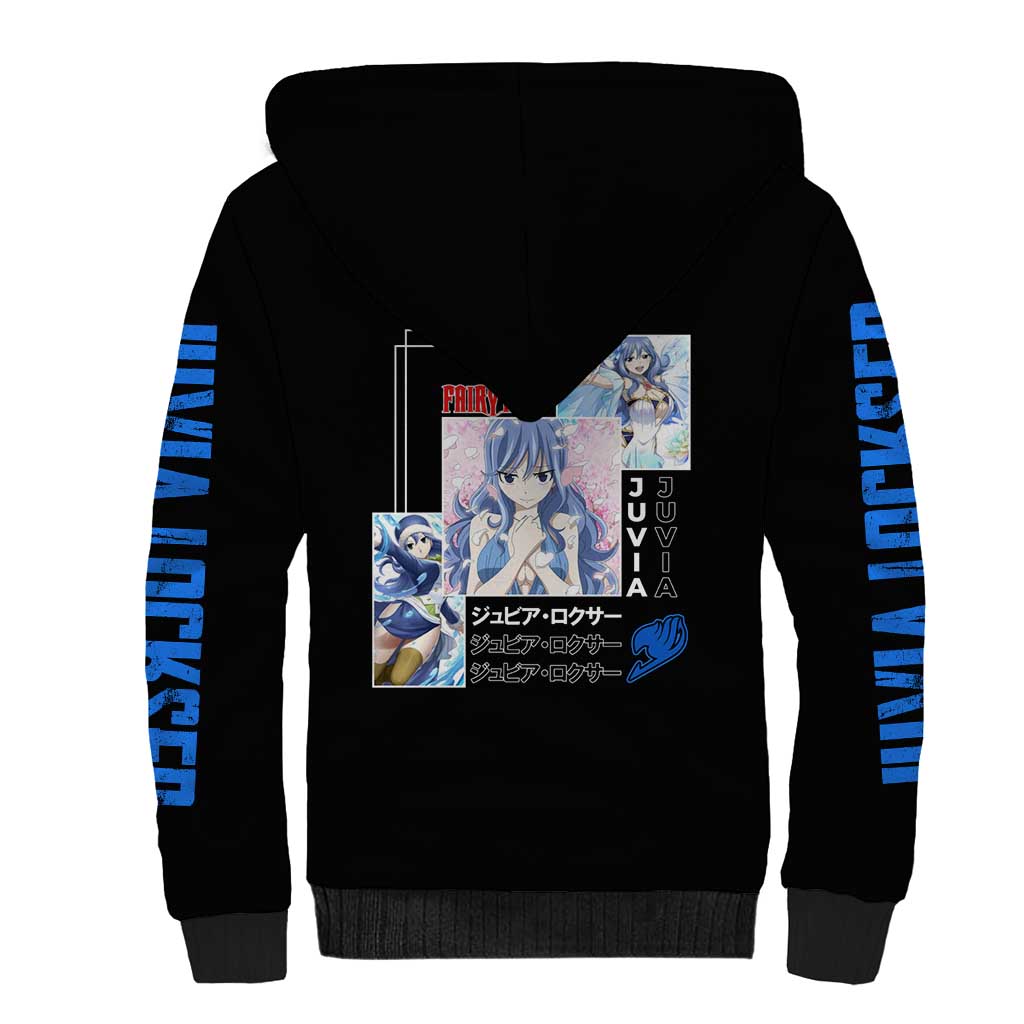 Juvia Lockser - Fairy Tail Sherpa Hoodie Anime Style