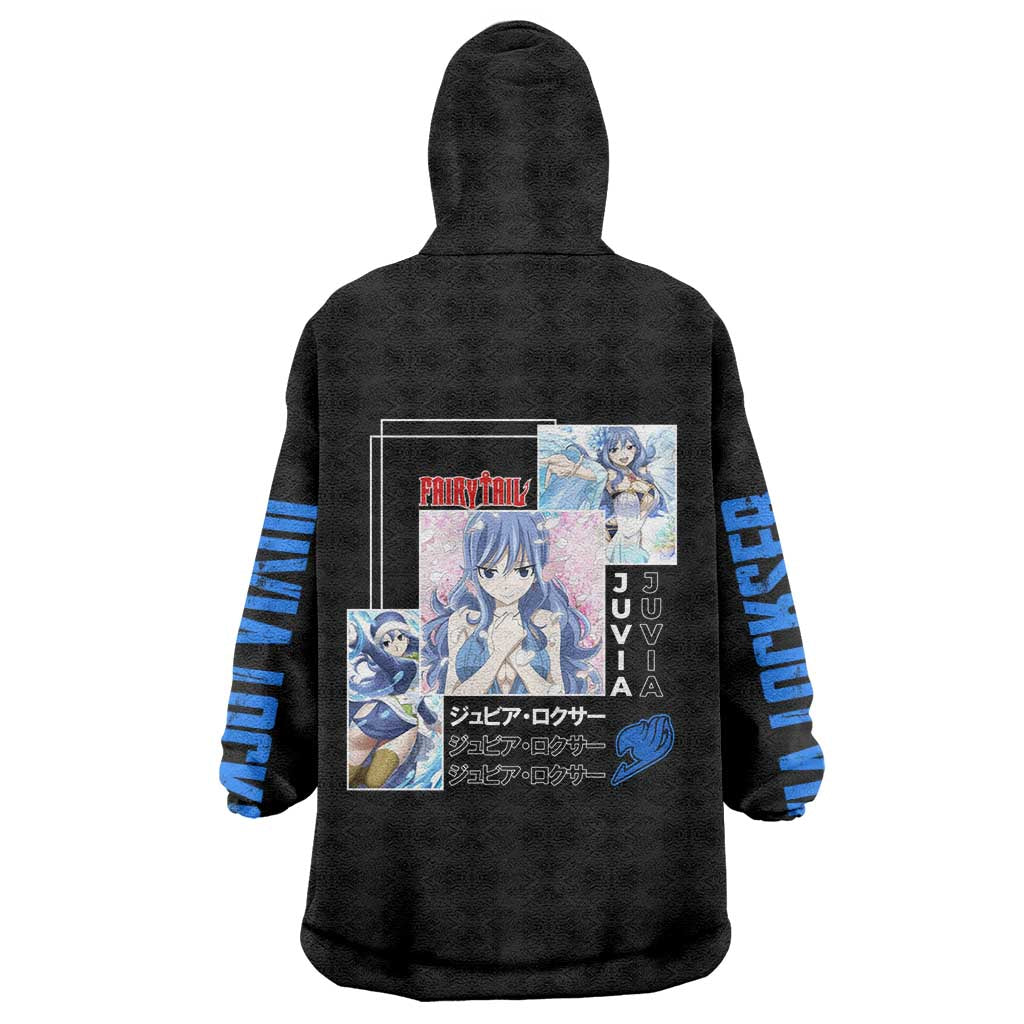 Juvia Lockser - Fairy Tail Wearable Blanket Hoodie Anime Style