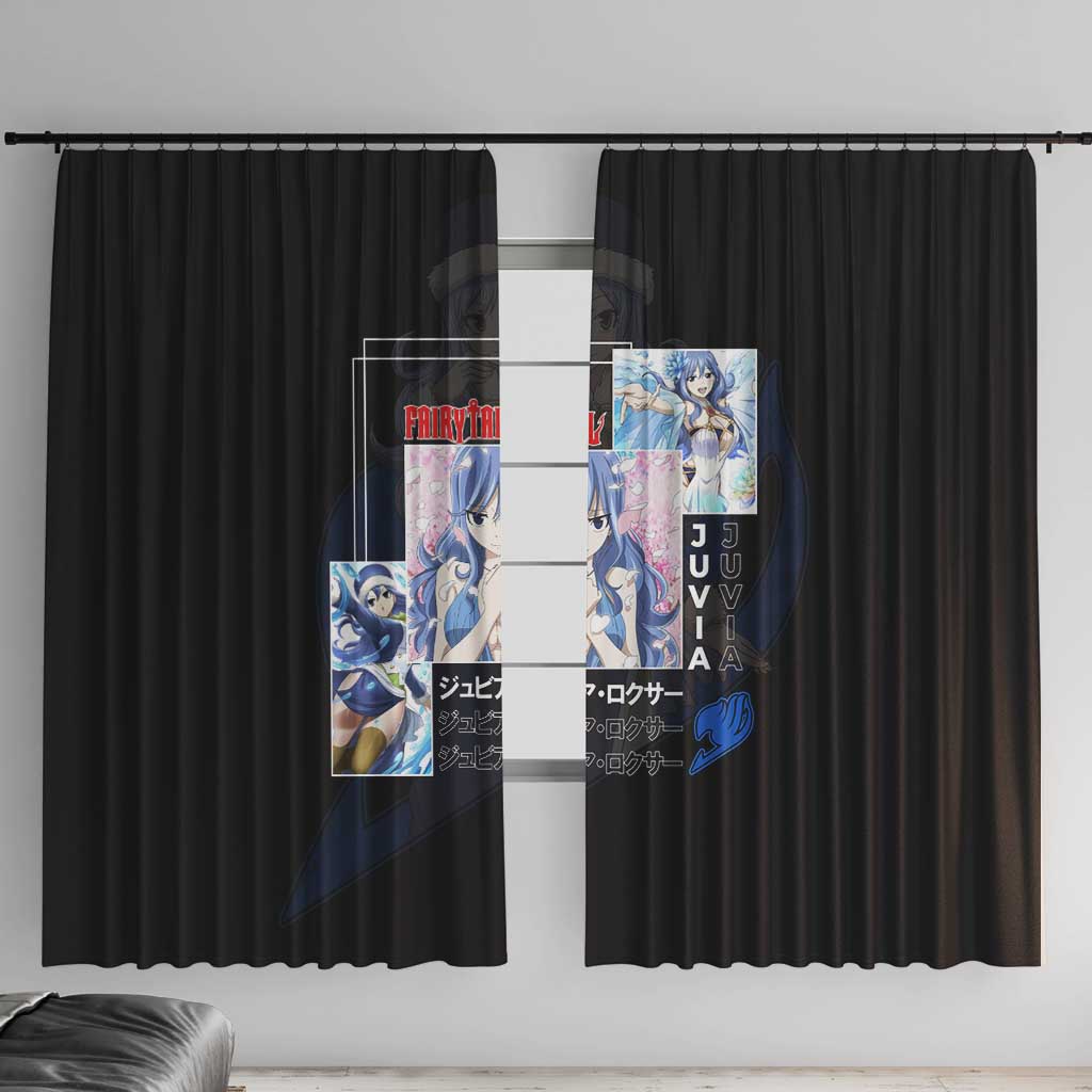 Juvia Lockser - Fairy Tail Window Curtain Anime Style