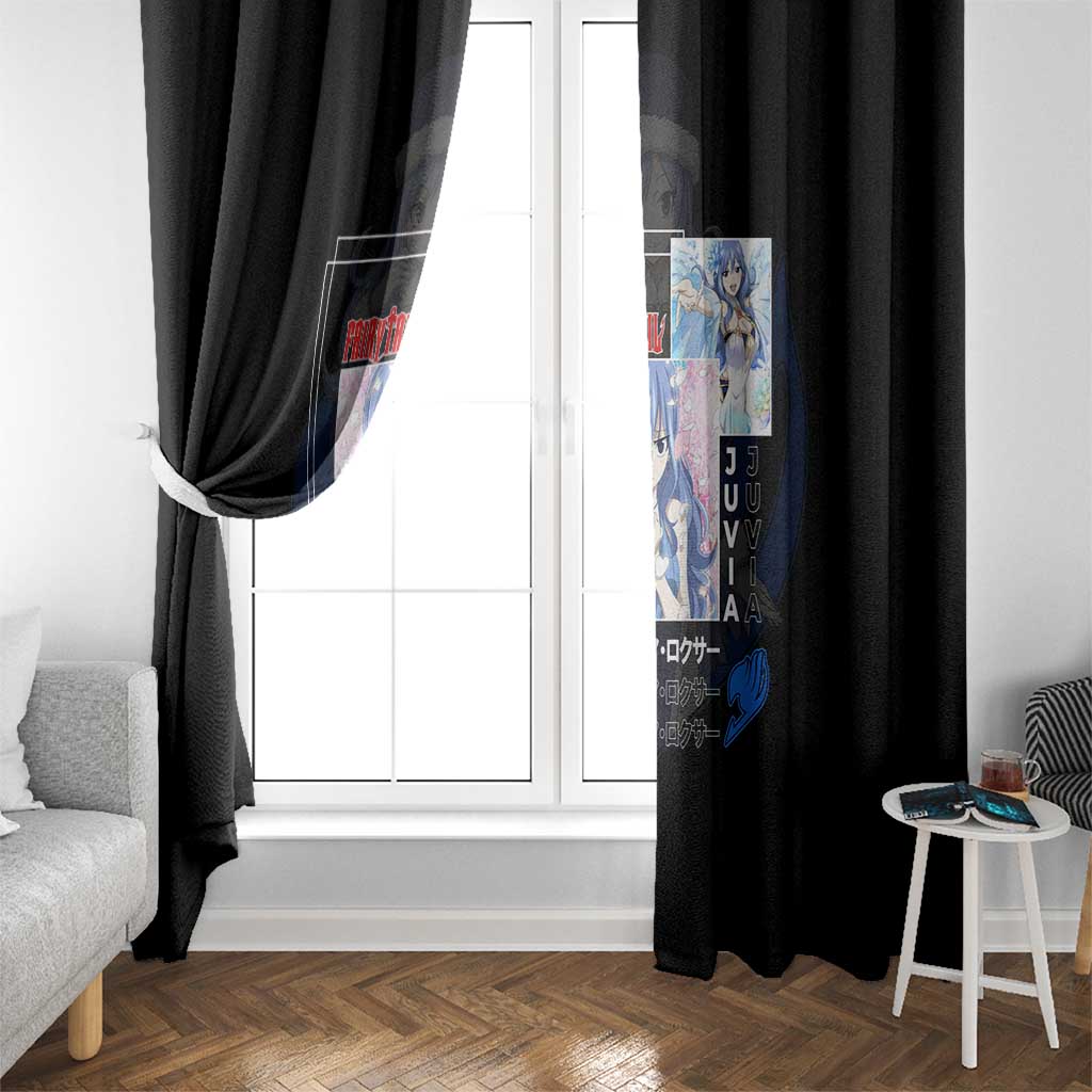 Juvia Lockser - Fairy Tail Window Curtain Anime Style