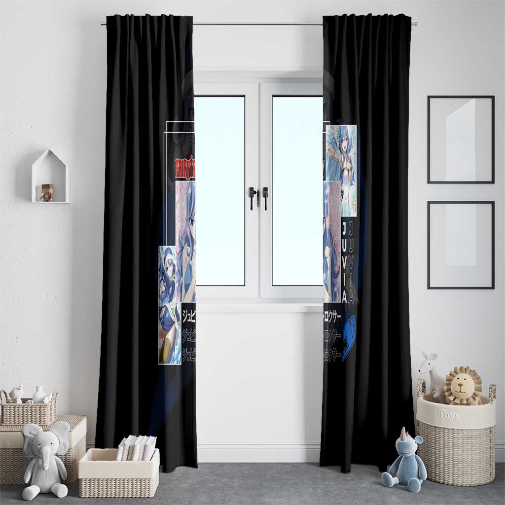 Juvia Lockser - Fairy Tail Window Curtain Anime Style