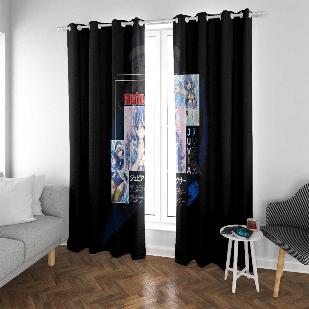 Juvia Lockser - Fairy Tail Window Curtain Anime Style
