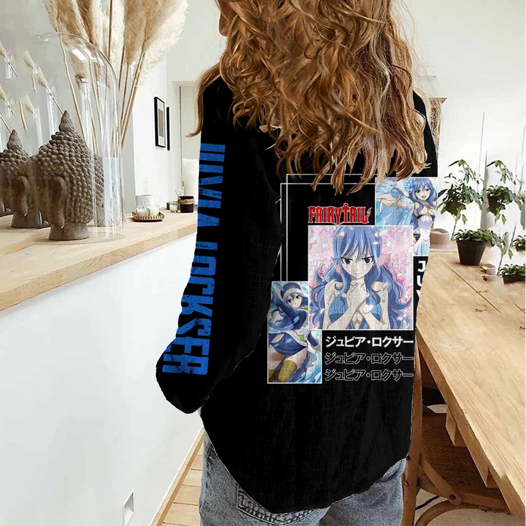 Juvia Lockser - Fairy Tail Women Casual Shirt Anime Style