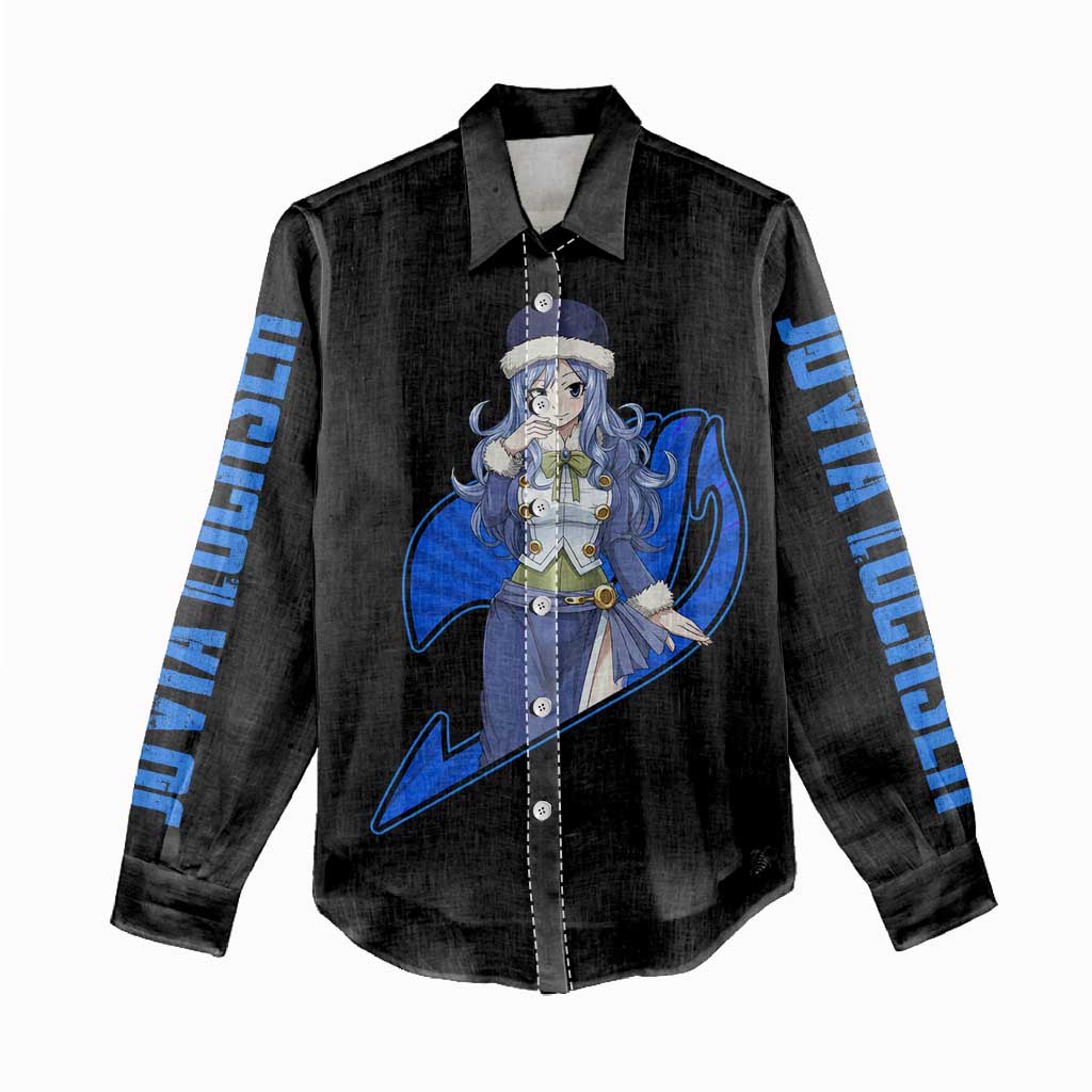 Juvia Lockser - Fairy Tail Women Casual Shirt Anime Style