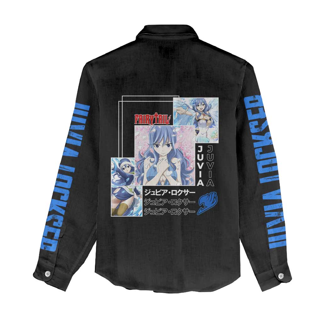 Juvia Lockser - Fairy Tail Women Casual Shirt Anime Style
