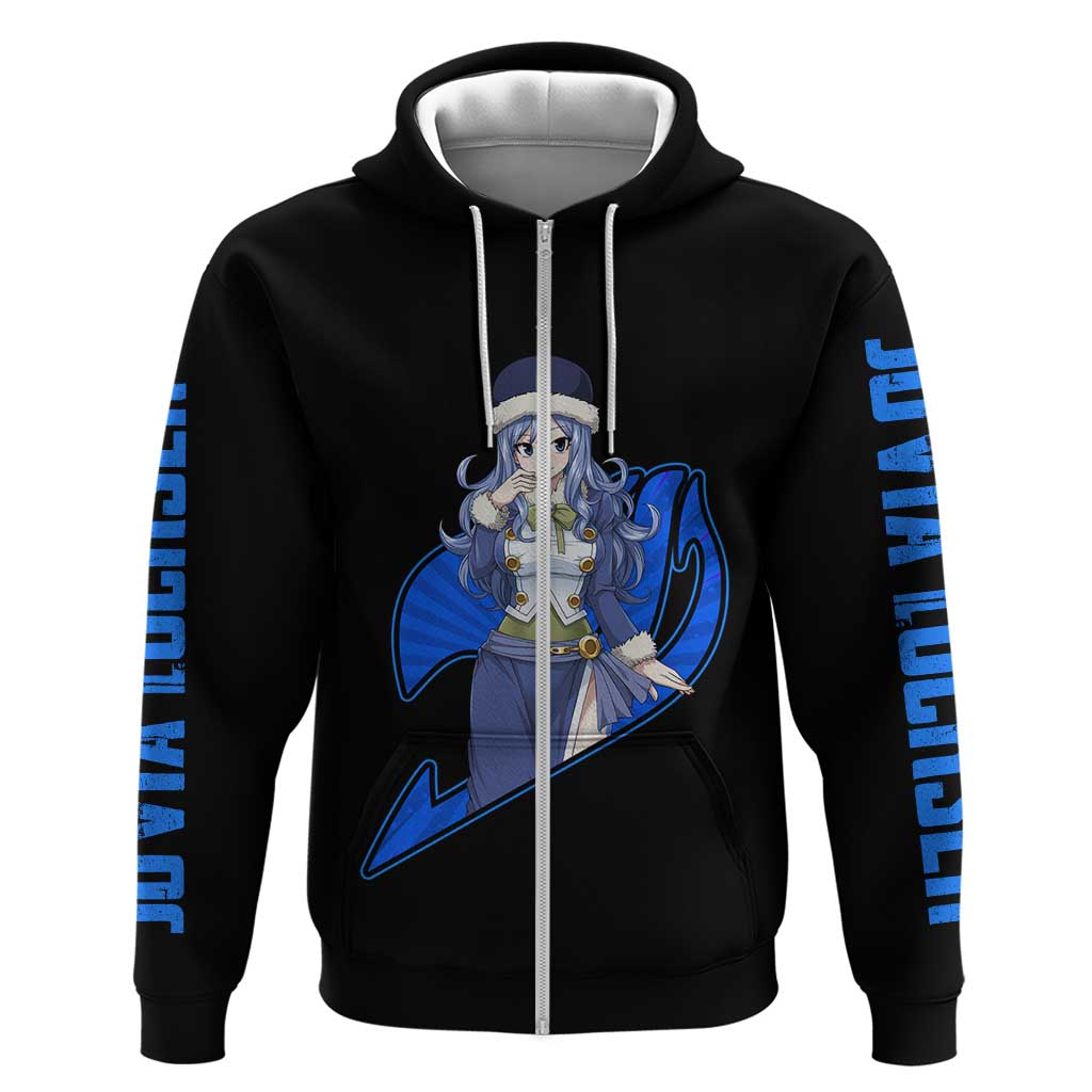 Juvia Lockser - Fairy Tail Zip Hoodie Anime Style
