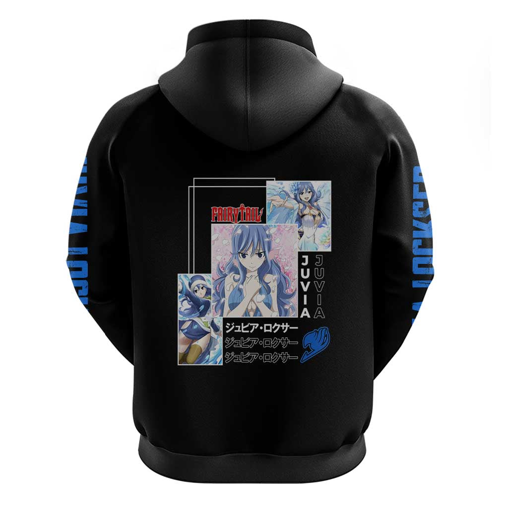 Juvia Lockser - Fairy Tail Zip Hoodie Anime Style