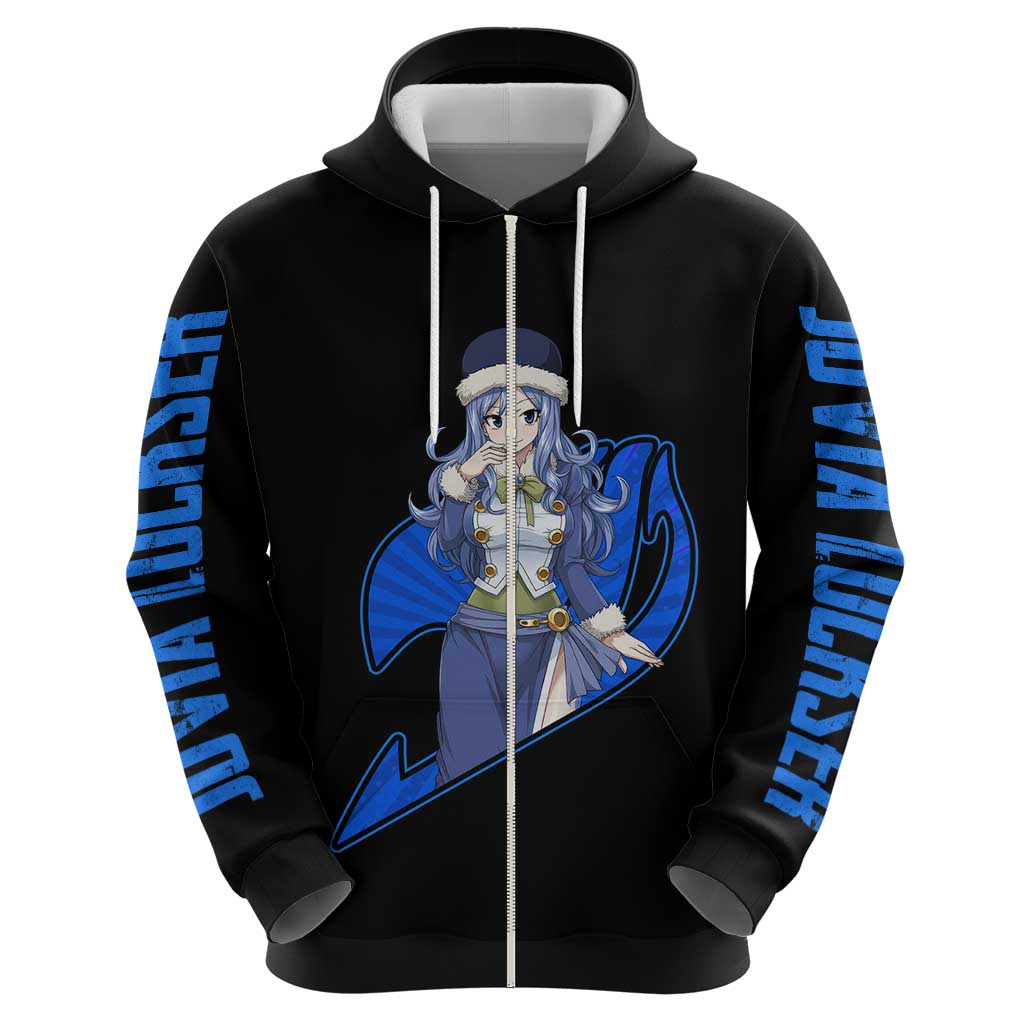 Juvia Lockser - Fairy Tail Zip Hoodie Anime Style