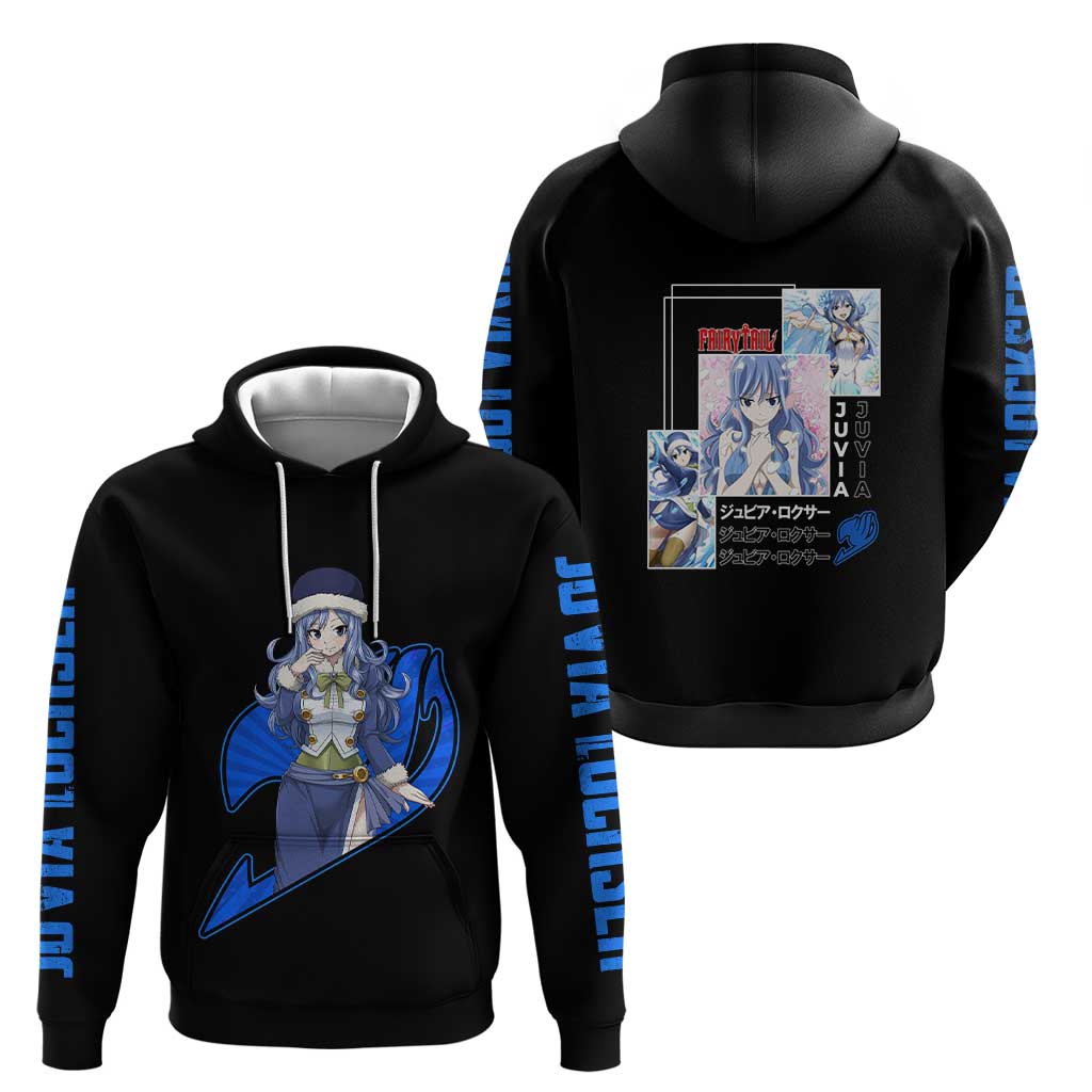 Juvia Lockser - Fairy Tail Zip Hoodie Anime Style
