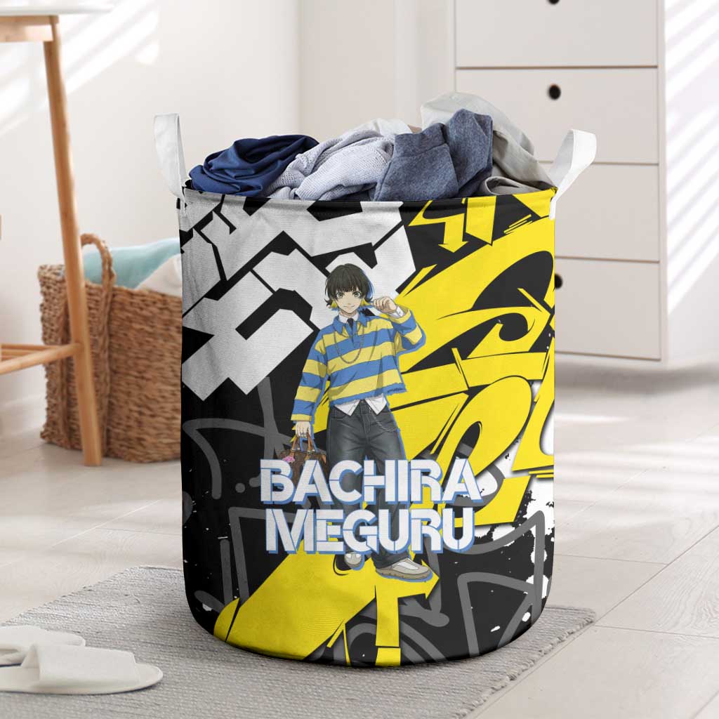 Bachira Meguru Blue Lock Laundry Basket Graffiti Street Anime Style