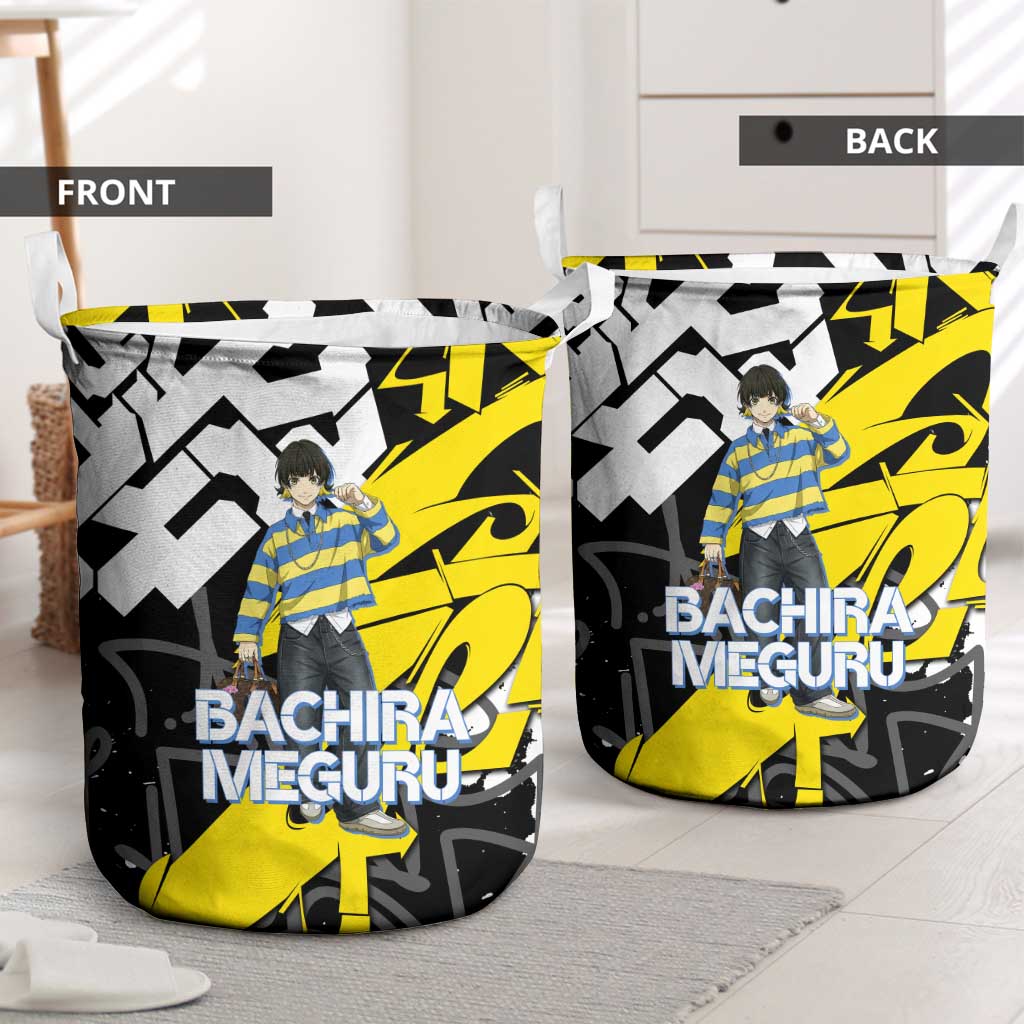 Bachira Meguru Blue Lock Laundry Basket Graffiti Street Anime Style
