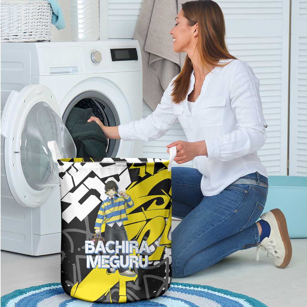 Bachira Meguru Blue Lock Laundry Basket Graffiti Street Anime Style