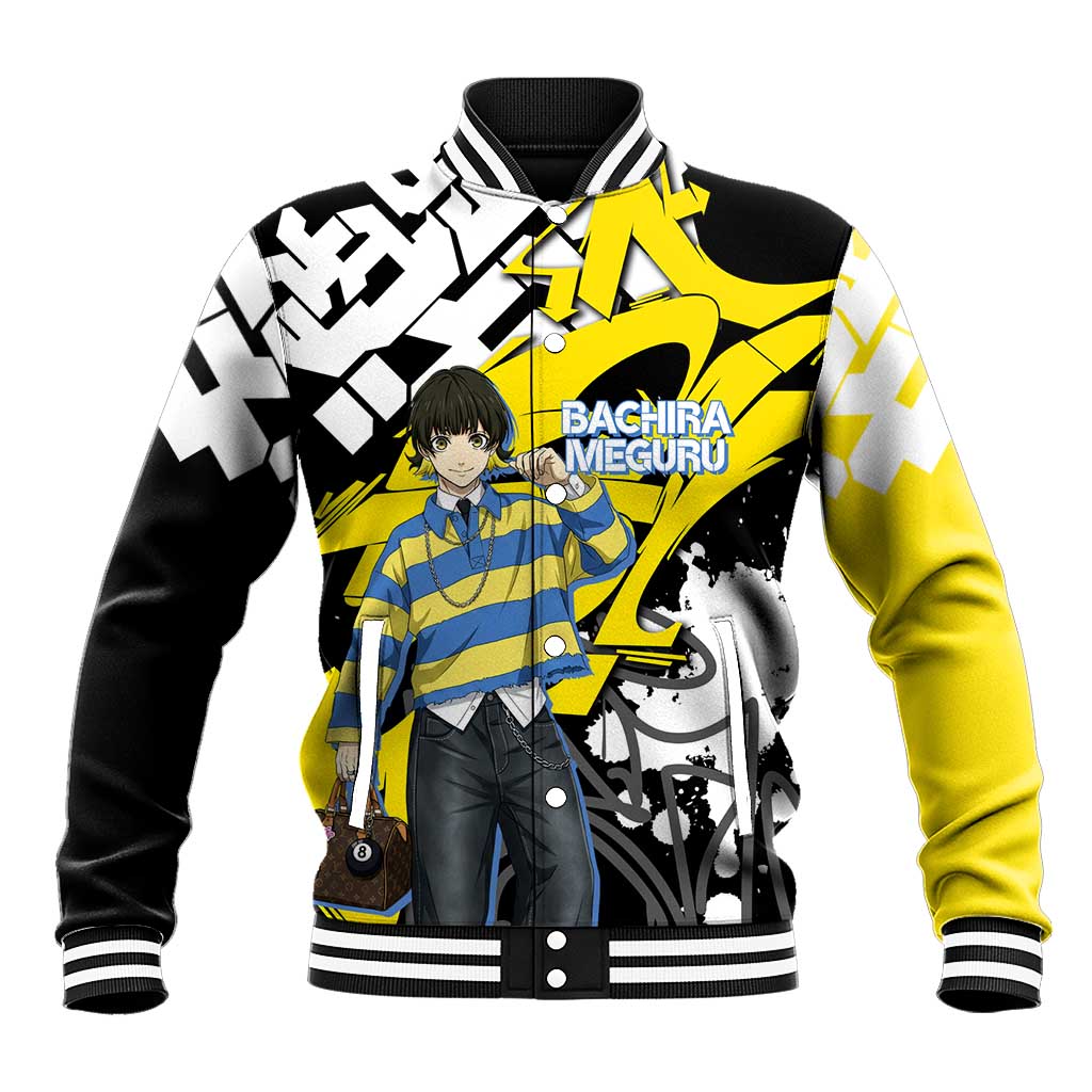Bachira Meguru Blue Lock Baseball Jacket Graffiti Street Anime Style