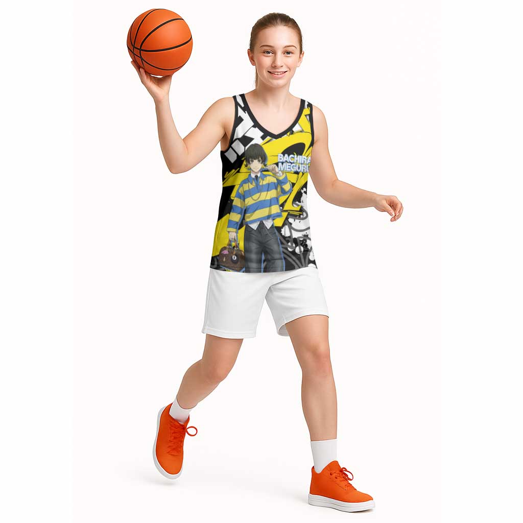Bachira Meguru Blue Lock Basketball Jersey Graffiti Street Anime Style