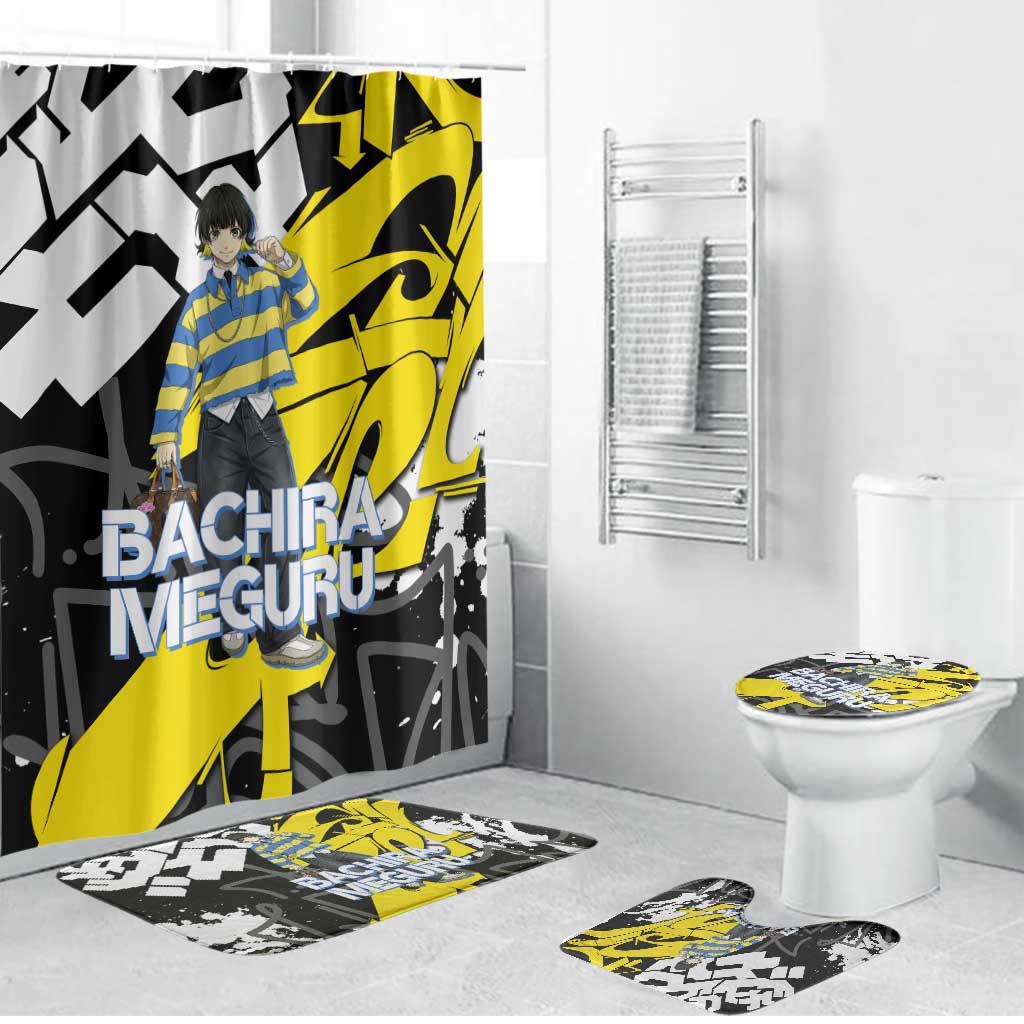 Bachira Meguru Blue Lock Bathroom Set Graffiti Street Anime Style