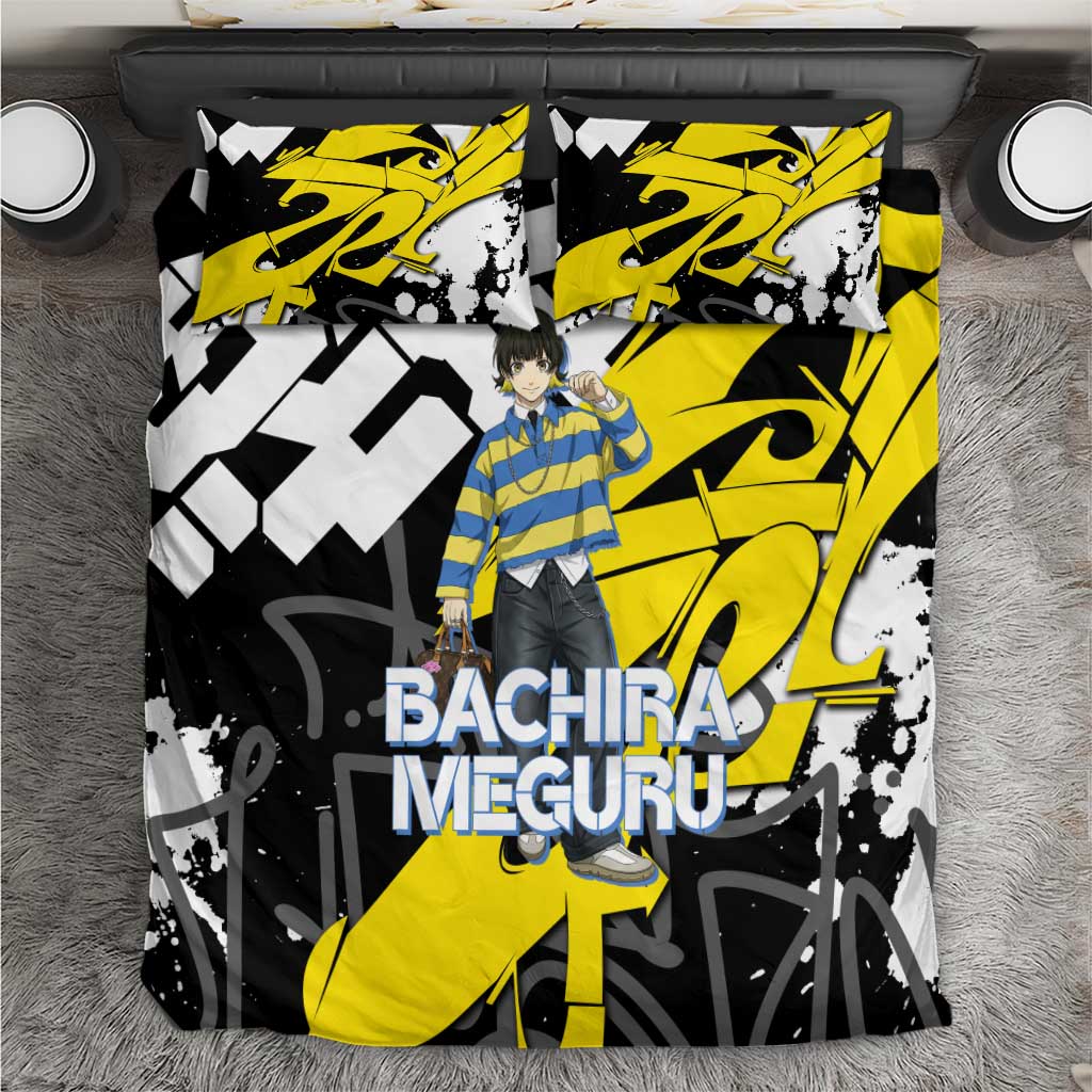 Bachira Meguru Blue Lock Bedding Set Graffiti Street Anime Style
