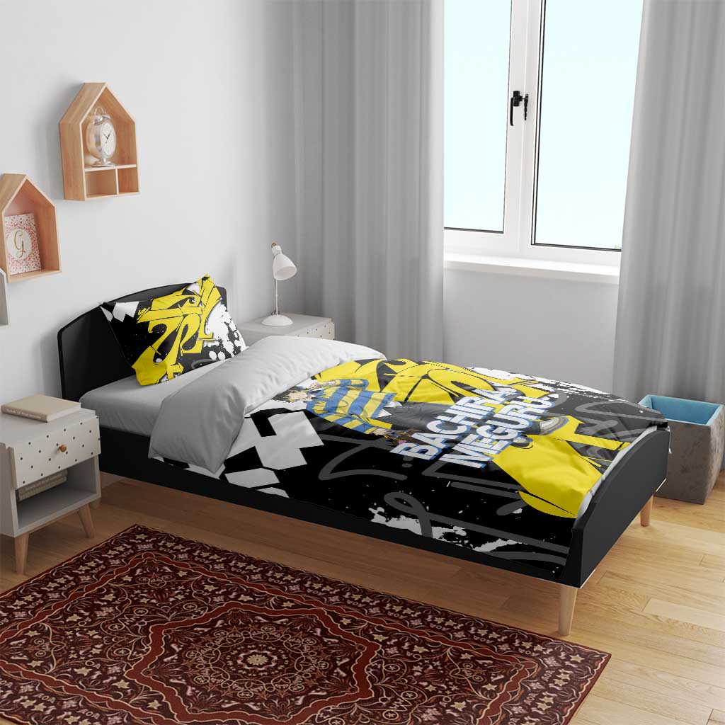 Bachira Meguru Blue Lock Bedding Set Graffiti Street Anime Style