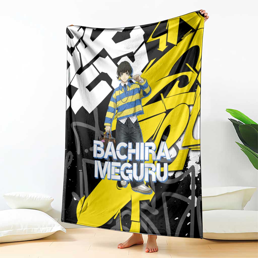 Bachira Meguru Blue Lock Blanket Graffiti Street Anime Style