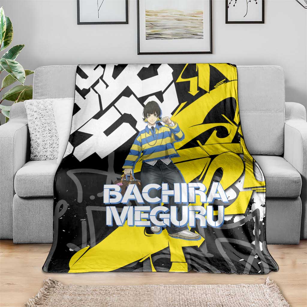 Bachira Meguru Blue Lock Blanket Graffiti Street Anime Style