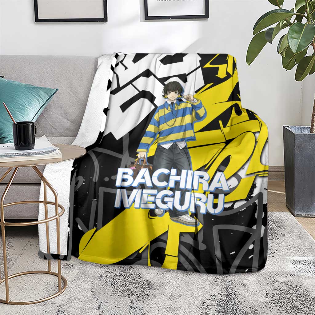 Bachira Meguru Blue Lock Blanket Graffiti Street Anime Style
