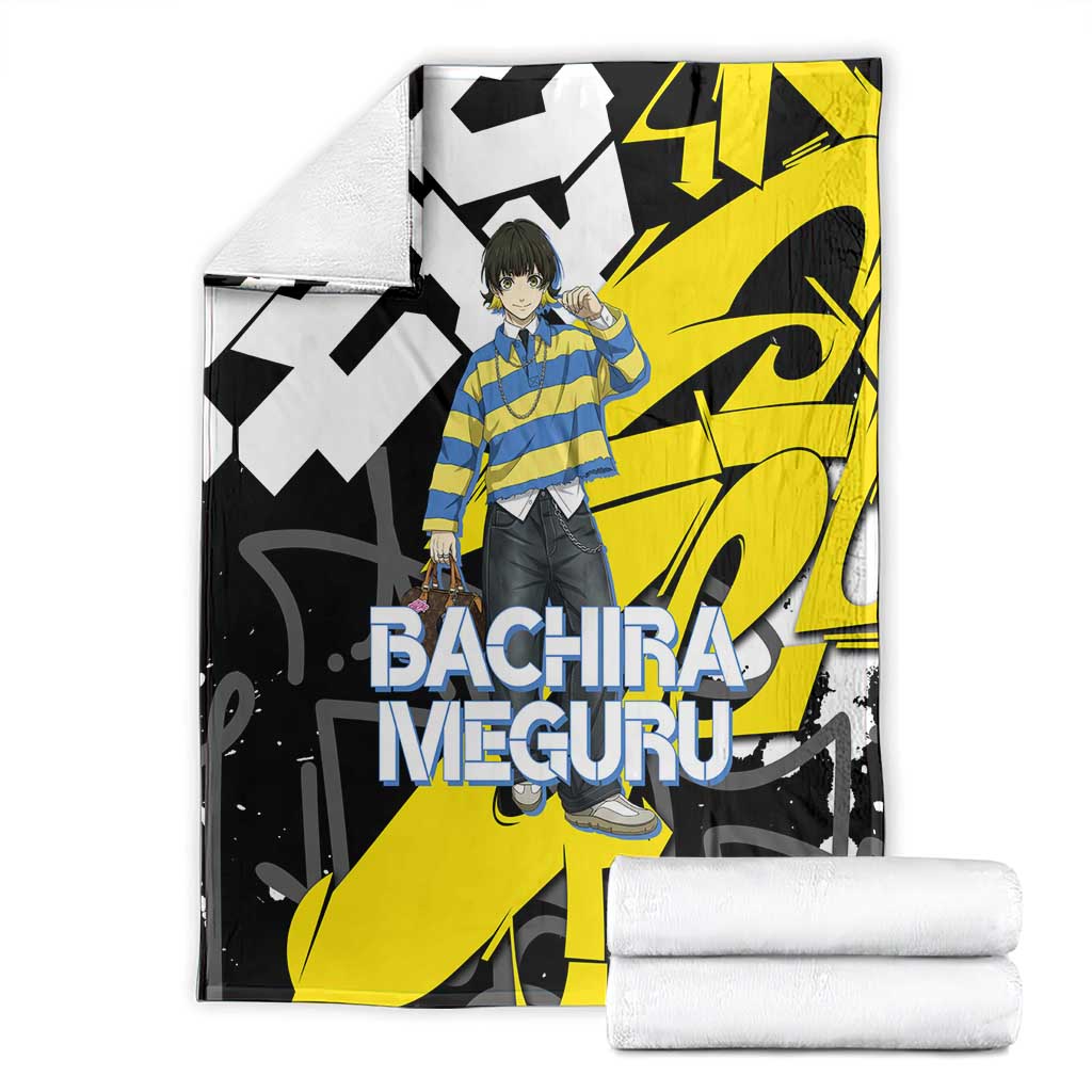 Bachira Meguru Blue Lock Blanket Graffiti Street Anime Style