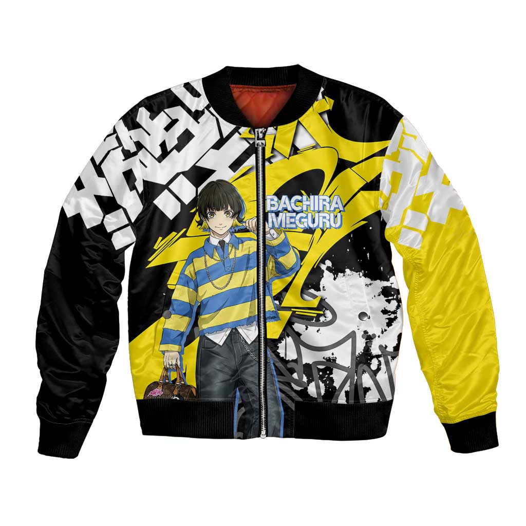 Bachira Meguru Blue Lock Bomber Jacket Graffiti Street Anime Style