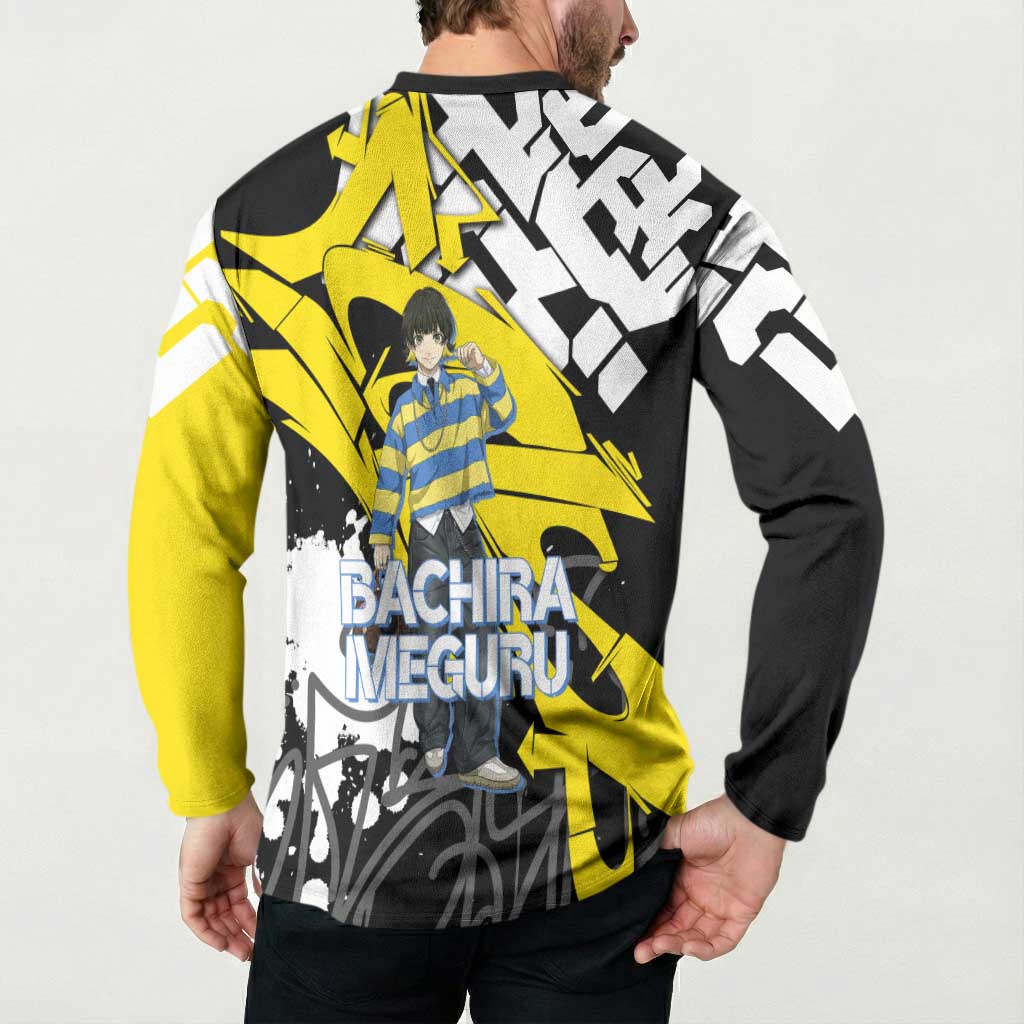 Bachira Meguru Blue Lock Button Sweatshirt Graffiti Street Anime Style