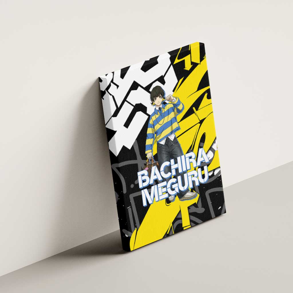 Bachira Meguru Blue Lock Canvas Wall Art Graffiti Street Anime Style