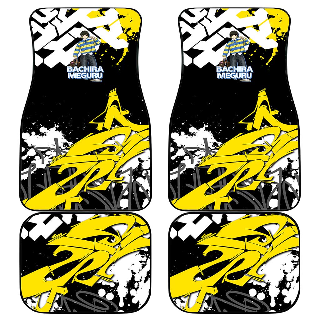 Bachira Meguru Blue Lock Car Mats Graffiti Street Anime Style