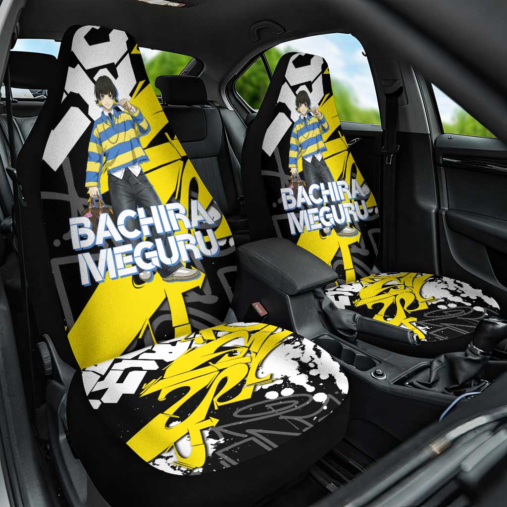 Bachira Meguru Blue Lock Car Seat Cover Graffiti Street Anime Style