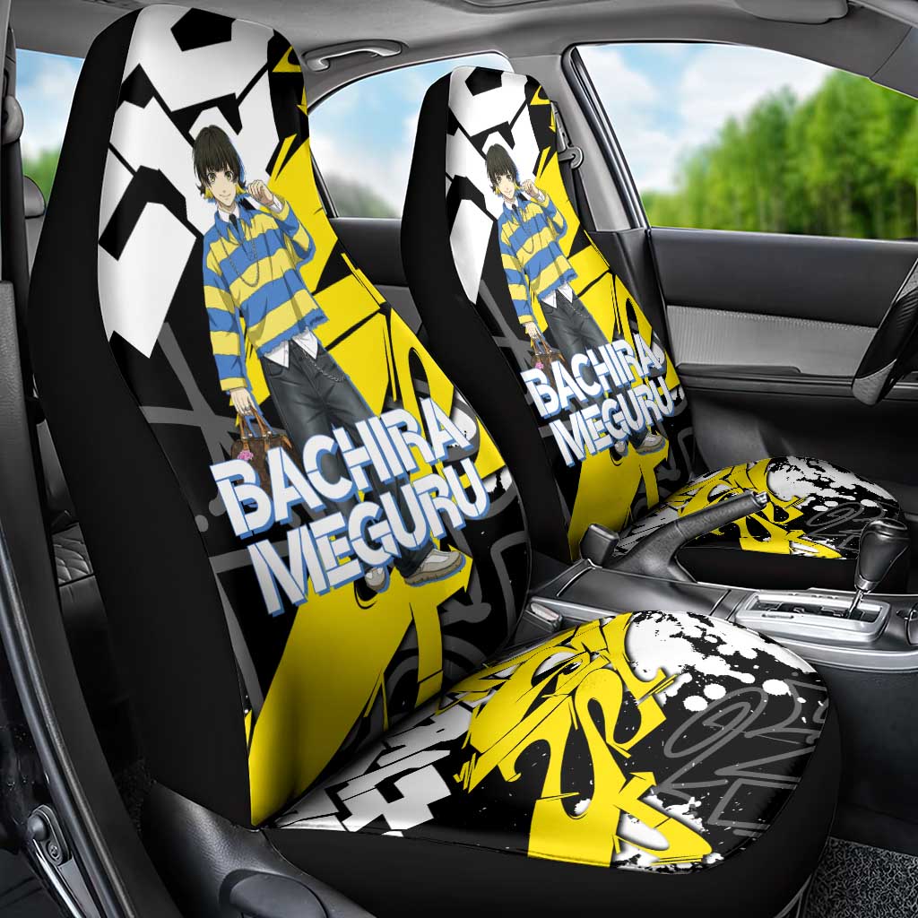Bachira Meguru Blue Lock Car Seat Cover Graffiti Street Anime Style