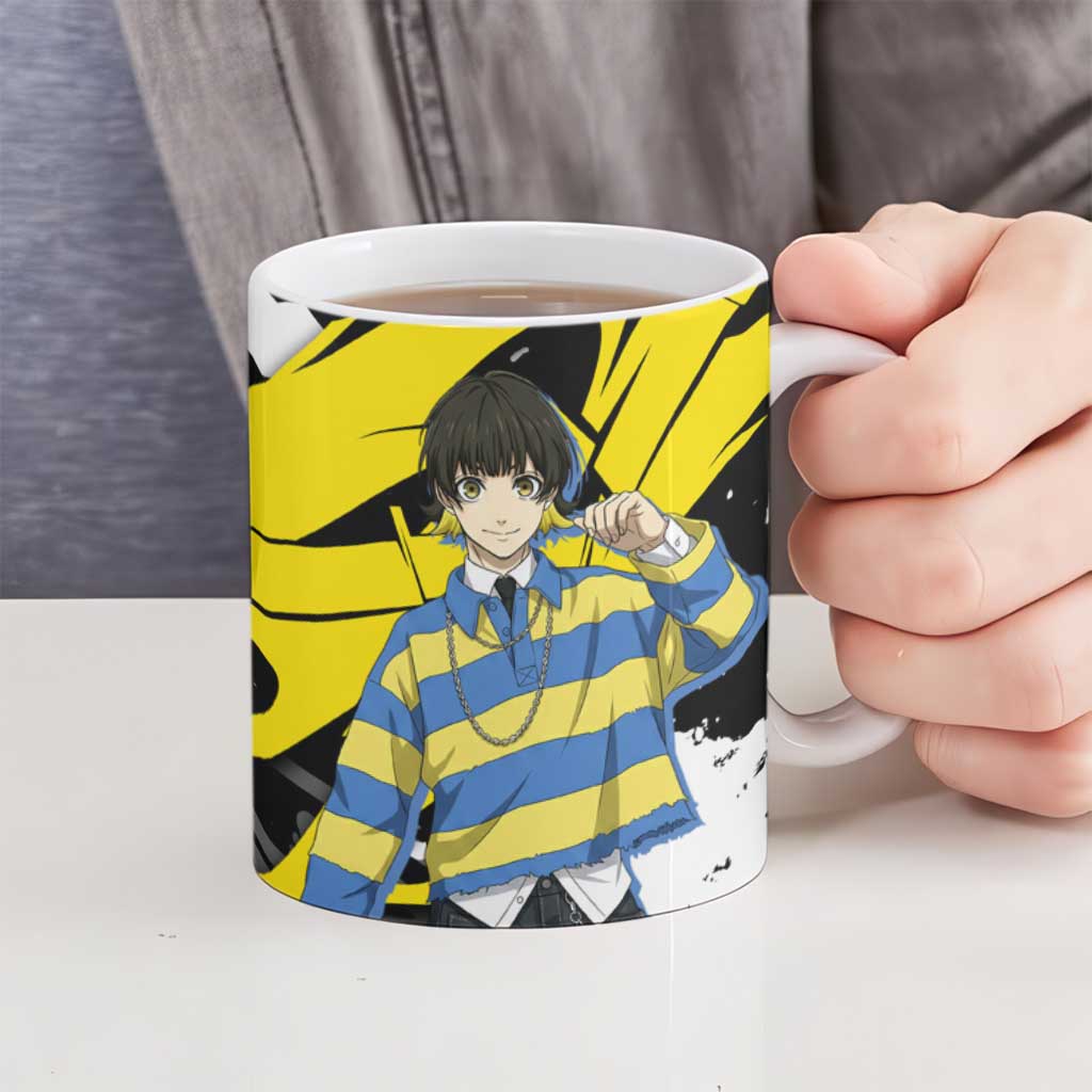 Bachira Meguru Blue Lock Ceramic Mug Graffiti Street Anime Style