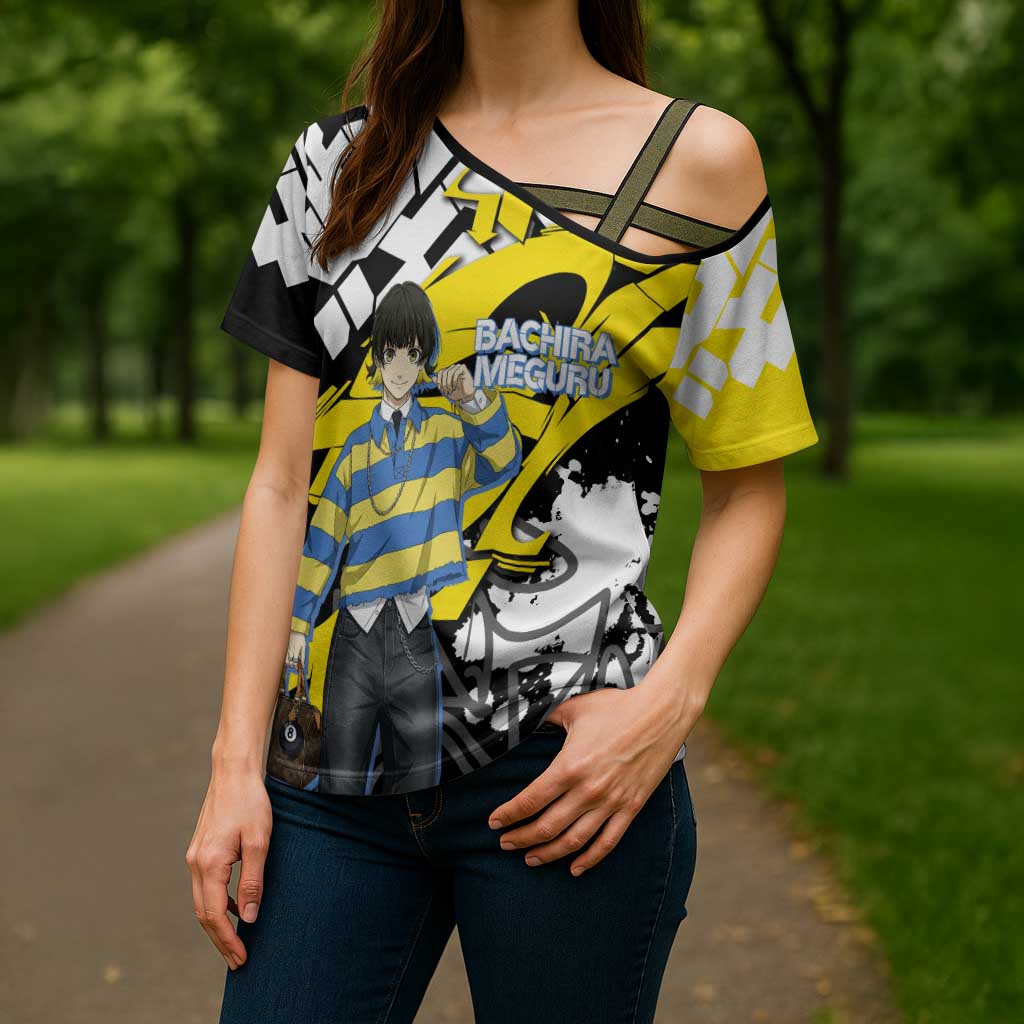 Bachira Meguru Blue Lock Cross Shoulder Shirt Graffiti Street Anime Style