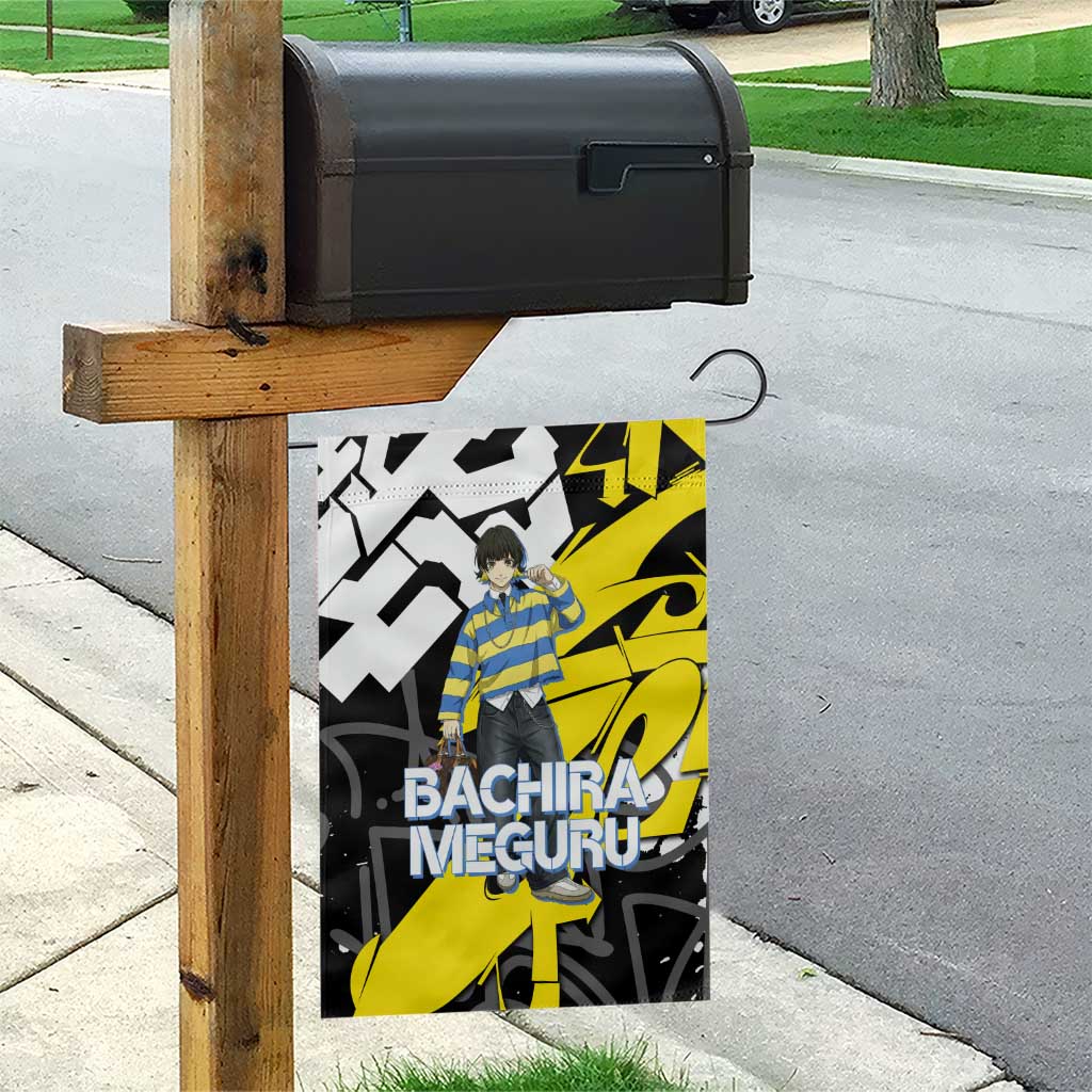 Bachira Meguru Blue Lock Garden Flag Graffiti Street Anime Style