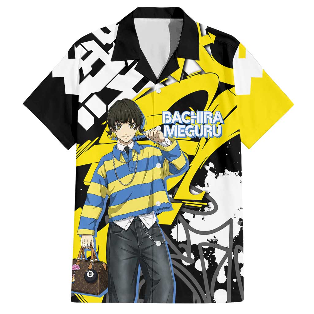 Bachira Meguru Blue Lock Hawaiian Shirt Graffiti Street Anime Style