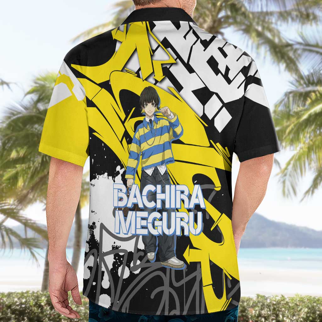 Bachira Meguru Blue Lock Hawaiian Shirt Graffiti Street Anime Style