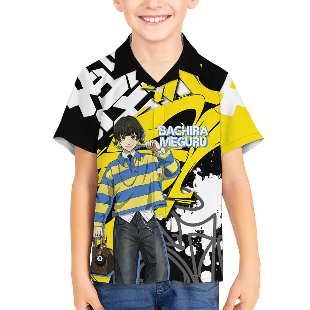 Bachira Meguru Blue Lock Hawaiian Shirt Graffiti Street Anime Style