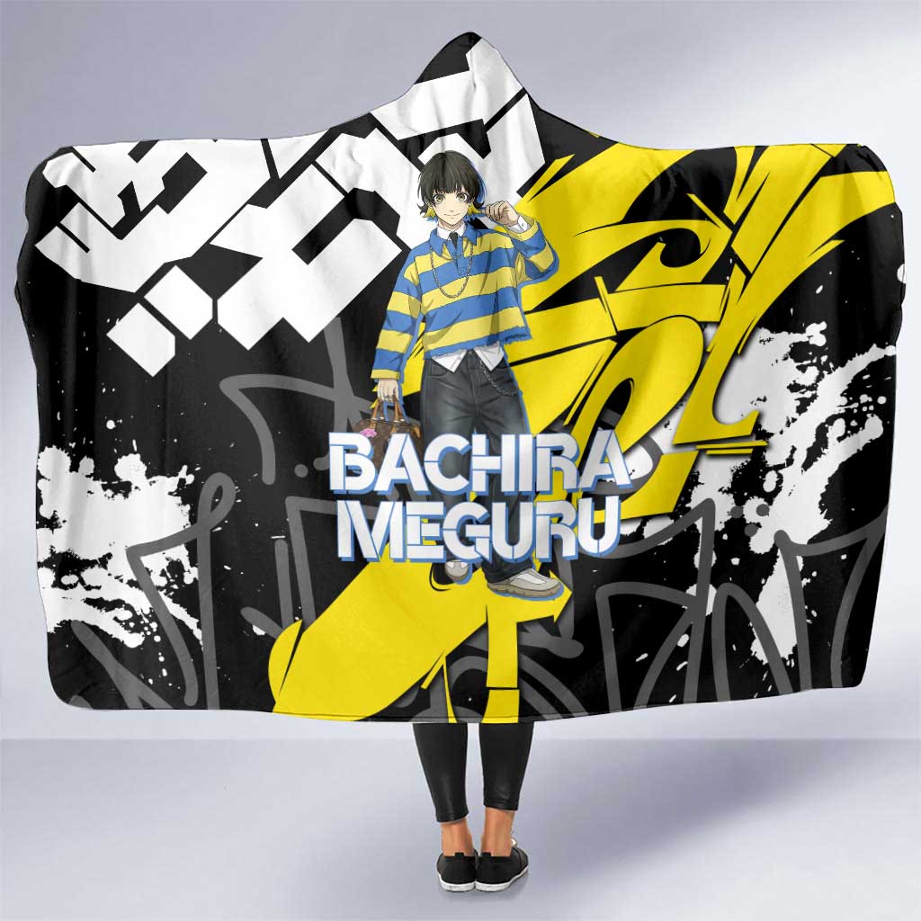Bachira Meguru Blue Lock Hooded Blanket Graffiti Street Anime Style