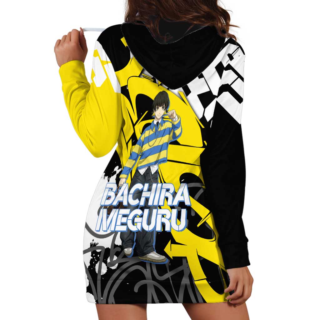 Bachira Meguru Blue Lock Hoodie Dress Graffiti Street Anime Style