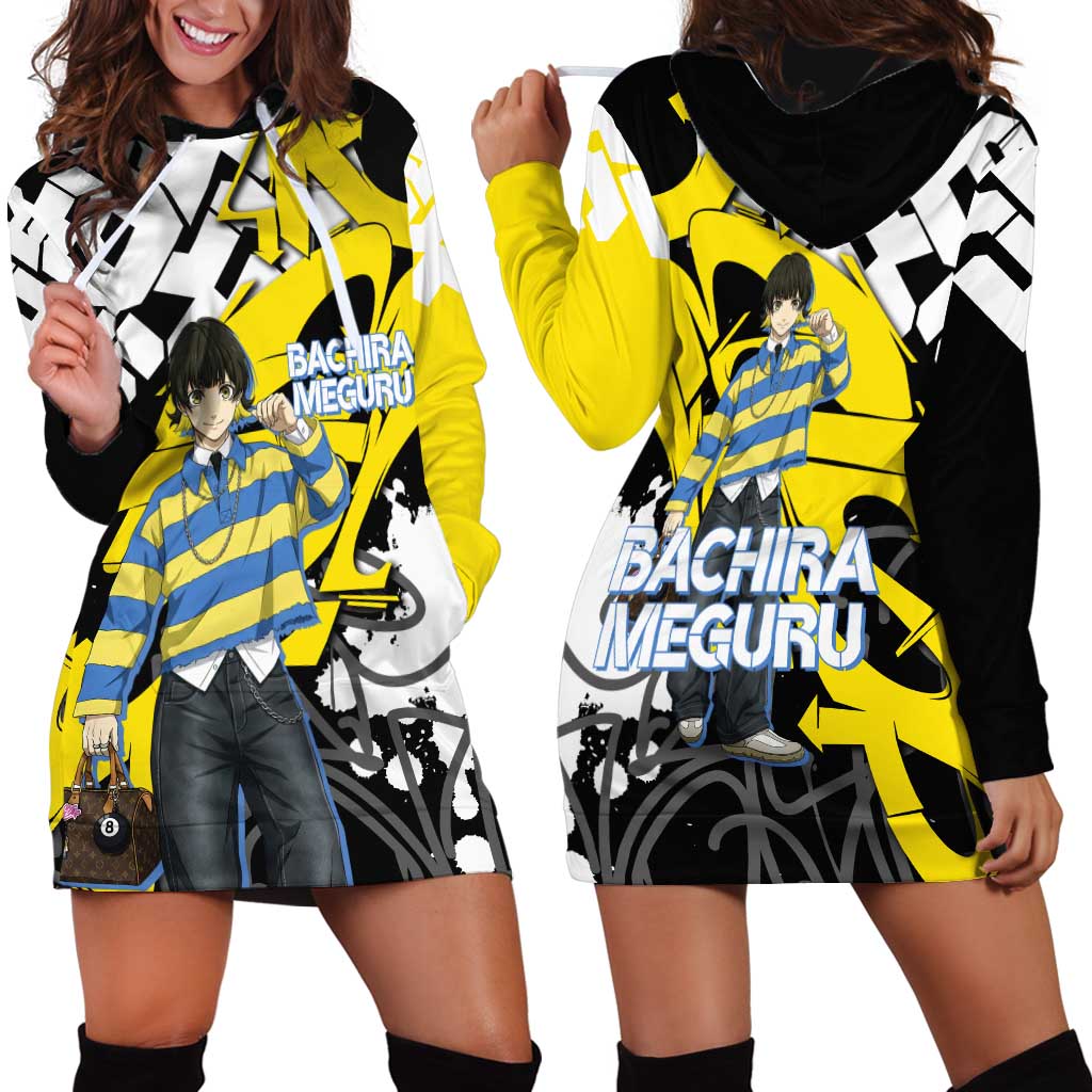 Bachira Meguru Blue Lock Hoodie Dress Graffiti Street Anime Style