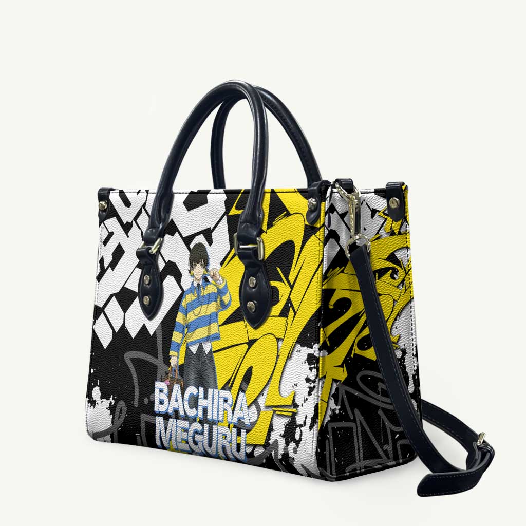 Bachira Meguru Blue Lock Leather Bag Graffiti Street Anime Style