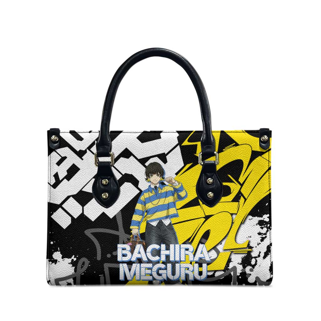 Bachira Meguru Blue Lock Leather Bag Graffiti Street Anime Style