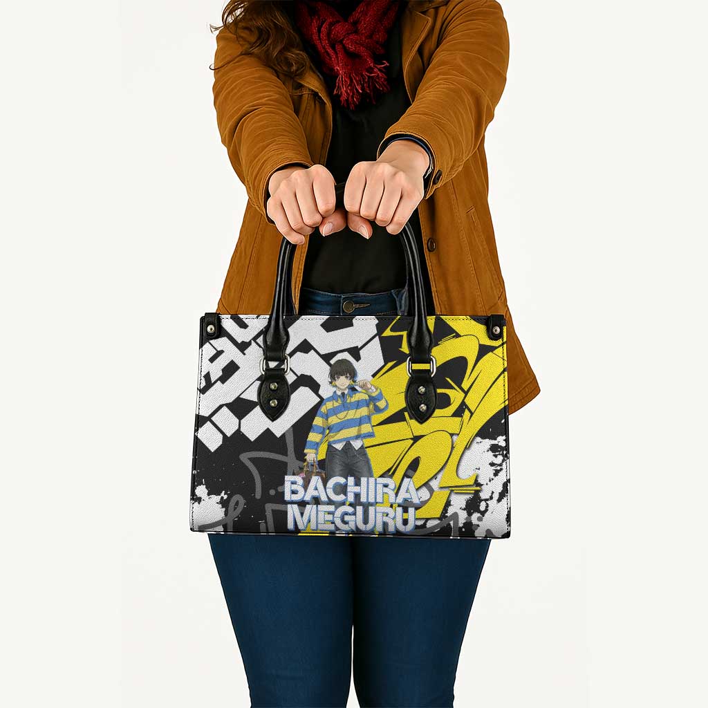 Bachira Meguru Blue Lock Leather Bag Graffiti Street Anime Style
