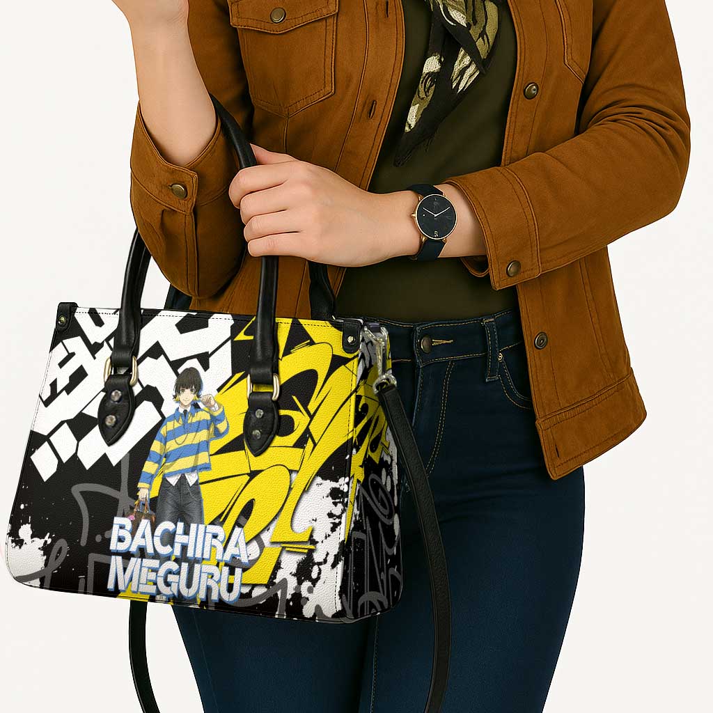 Bachira Meguru Blue Lock Leather Bag Graffiti Street Anime Style