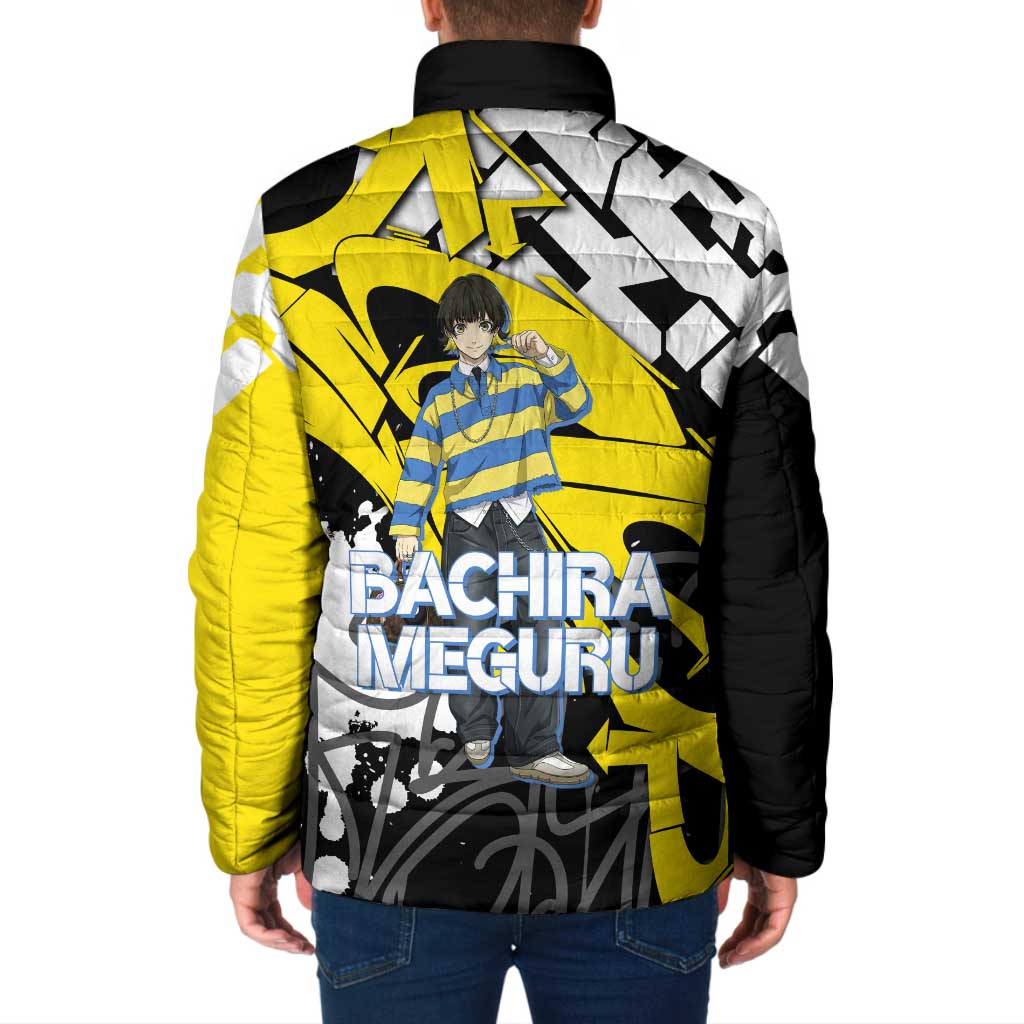 Bachira Meguru Blue Lock Padded Jacket Graffiti Street Anime Style